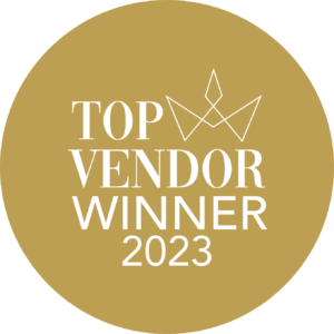 TopVendor Winner 2023 gold badge, Sulit Design Studio